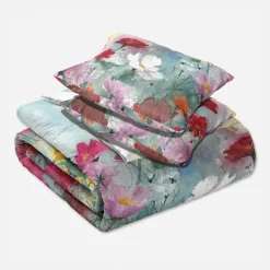 Pościel z satyny bawełnianej malarska łąka NOBILE 140x200 cm