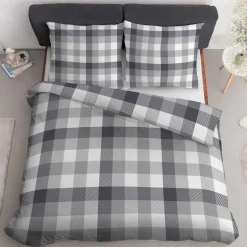 Pościel z satyny bawełnianej w kratkę HOME SATIN 160x200 cm