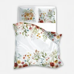 Pościel z satyny bawełnianej polne kwiaty NOBILE 140x200 cm