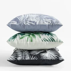 Poduszka dekoracyjna, biała, SAMBA, 45x45 cm