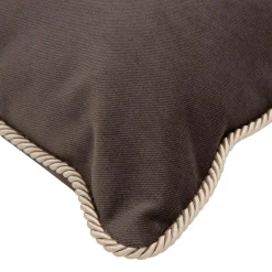 Poduszka dekoracyjna brązowa PAROS 60x60 cm