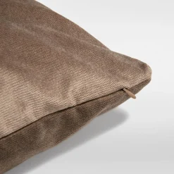 Poduszka dekoracyjna brązowa TEDDY 45x45 cm