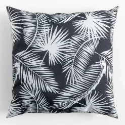 Poduszka dekoracyjna, czarna, SAMBA, 45x45 cm