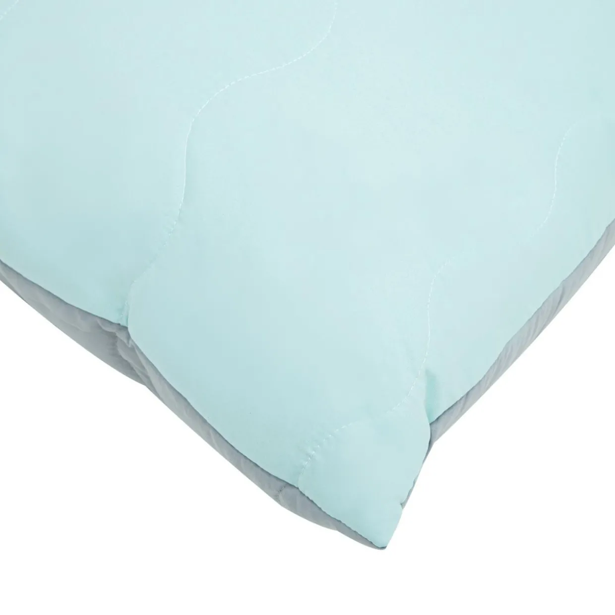 Poduszka dwustronna szaro-miętowa DUALO 70x80 cm