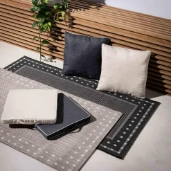 Poduszka na krzesło beżowa PIPER 40x40 cm