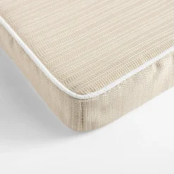 Poduszka na krzesło beżowa PIPER 40x40 cm