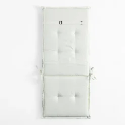 Poduszka na krzesło, biała, SAMBA, 50x118 cm