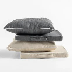 Poduszka na krzesło ciemnoszara PIPER 40x40 cm