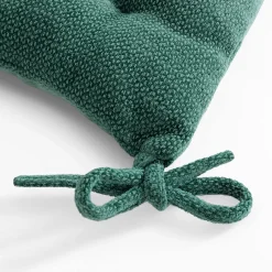 Poduszka na krzesło ciemnozielona DALLAS 40x40 cm