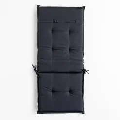 Poduszka na krzesło, czarna, SAMBA, 50x118 cm