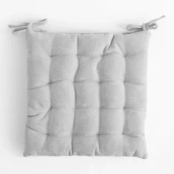 Poduszka na krzesło jasnoszara DALLAS 40x40 cm