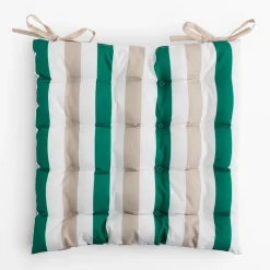 Poduszka na krzesło w paski SUMMER ZANZI OUTDOOR 40x40 cm