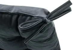 Poduszka siedzisko na krzesło ciemnoszara VELVIO 40x40 cm