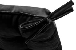 Poduszka siedzisko na krzesło czarna VELVIO 40x40 cm