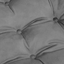 Poduszka siedzisko na krzesło szara VELVIO 40x40 cm