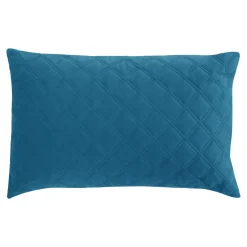 Poduszka z pianki termoelastycznej niebieska EMMA 40x60 cm