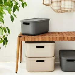 Pojemnik do przechowywania antracyt ALBULA 20 L