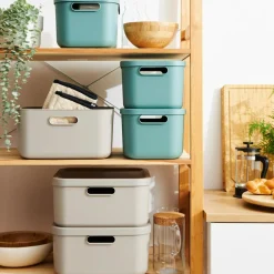 Pojemnik do przechowywania zielony ALBULA 20 L