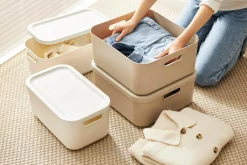 Pojemnik do przechowywania biały ALBULA 20 L