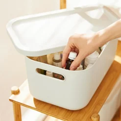 Pojemnik do przechowywania biały ALBULA 12 L