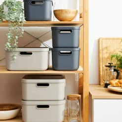 Pojemnik do przechowywania antracyt ALBULA 12 L