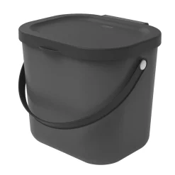 Pojemnik do segregacji szary ALBULA, 6 l