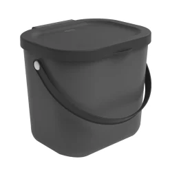 Pojemnik do segregacji szary ALBULA, 6 l