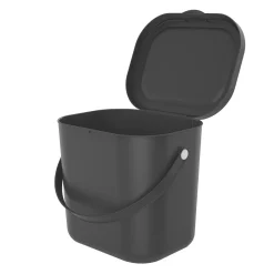 Pojemnik do segregacji szary ALBULA, 6 l