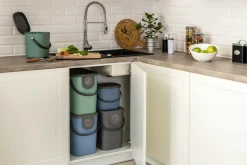 Pojemnik do segregacji szary ALBULA, 6 l