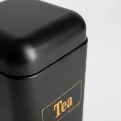 Pojemnik kuchenny czarny TEA 19 cm