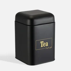 Pojemnik kuchenny czarny TEA 19 cm