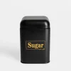 Pojemnik kuchenny czarny SUGAR 19 cm