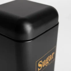 Pojemnik kuchenny czarny SUGAR 19 cm