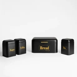 Pojemnik kuchenny czarny SUGAR 19 cm