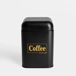 Pojemnik kuchenny czarny COFFEE 19 cm