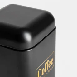 Pojemnik kuchenny czarny COFFEE 19 cm
