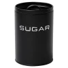 Pojemnik kuchenny na cukier czarny SUGAR
