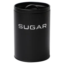 Pojemnik kuchenny na cukier czarny SUGAR
