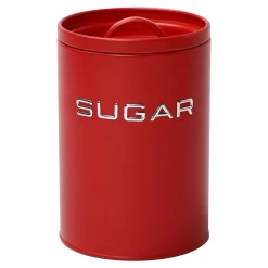 Pojemnik kuchenny na cukier czerwony SUGAR