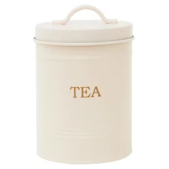 Pojemnik kuchenny na herbatę biały 15 cm