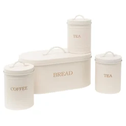 Pojemnik kuchenny na herbatę biały 15 cm