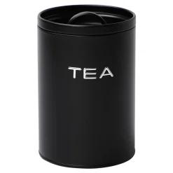 Pojemnik kuchenny na herbatę czarny TEA