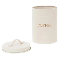 Pojemnik kuchenny na kawę biały 15 cm