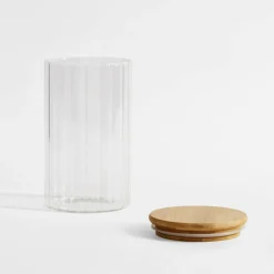 Pojemnik kuchenny z bambusową pokrywką 750 ml