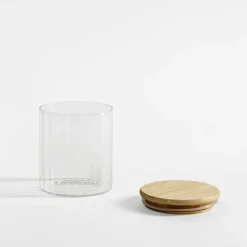 Pojemnik kuchenny z bambusową pokrywką 490 ml