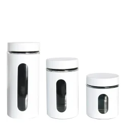 Pojemnik kuchenny z pokrywką biały 1400 ml