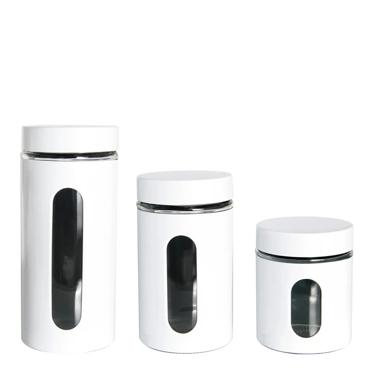 Pojemnik kuchenny z pokrywką biały 1000 ml