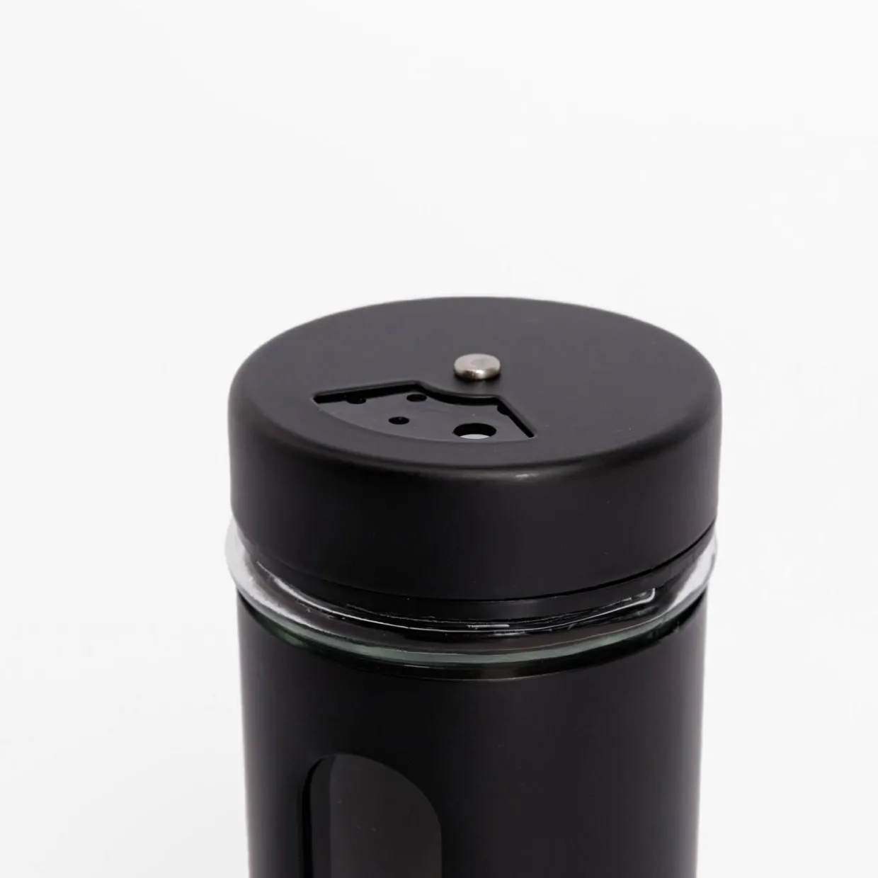 Pojemnik kuchenny z posypywaczem czarny 120 ml