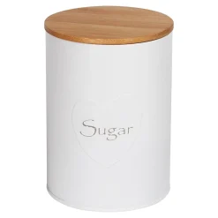 Pojemnik metalowy na cukier HEART 15 cm