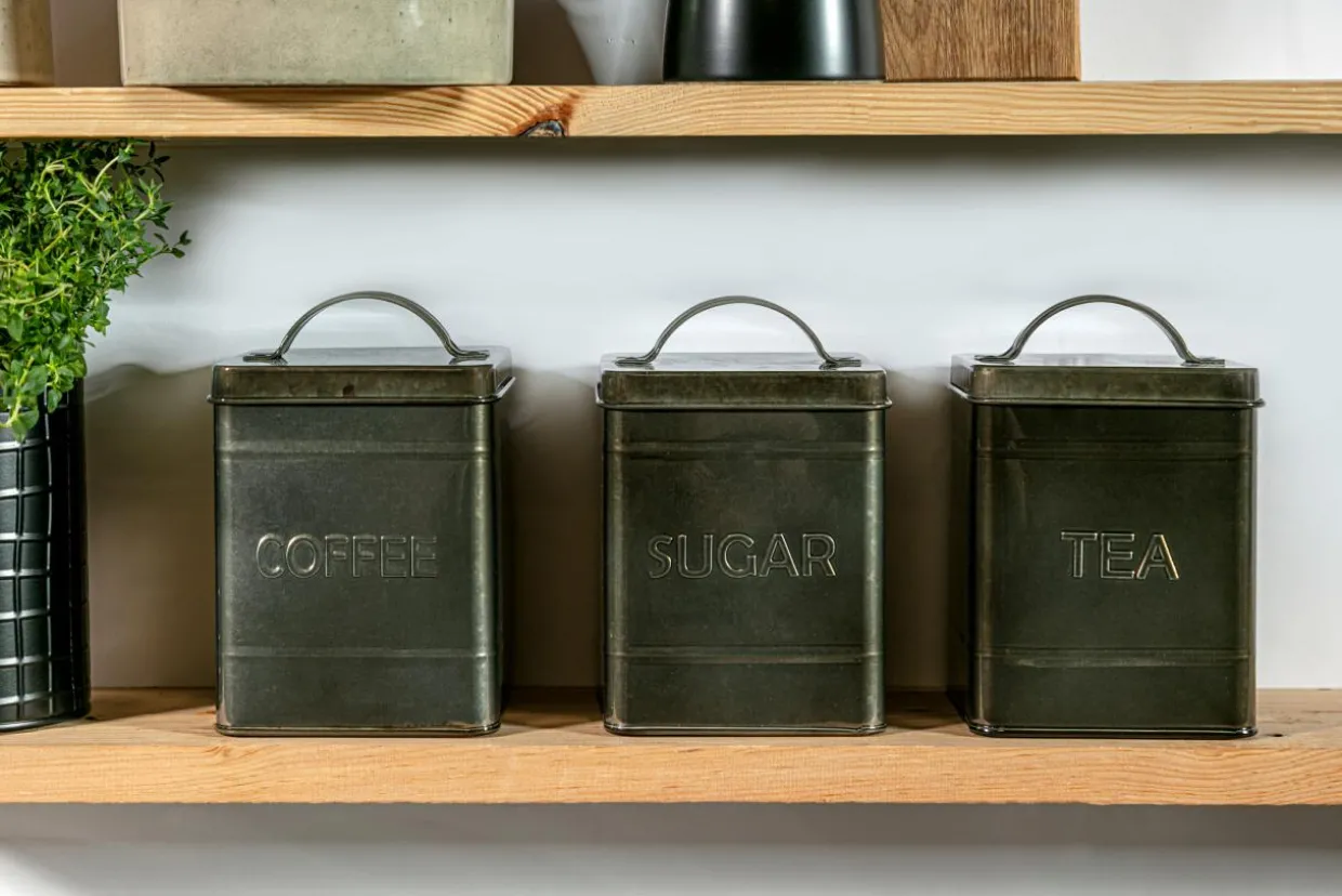 Pojemnik na cukier czarny BLACK 14 cm